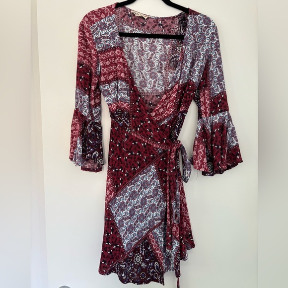 2/$10 Mooloola Wrap Dress - Picture 1 of 5